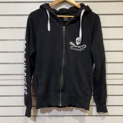 Sea Shepherd Jacket Unisex Size S Black  / White 