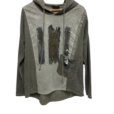 Bottega Moda  Womens  Size 10 / 8 Hoodie Grey 