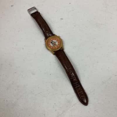 Mens Lorus Quartz Mickey Mouse Watch UNTESTED