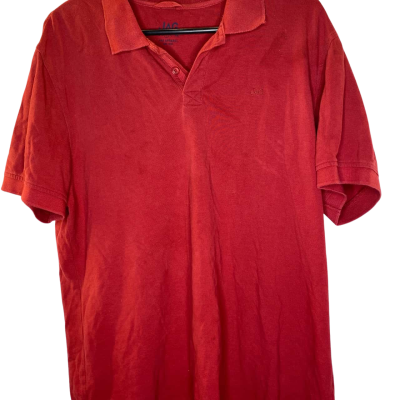 Jag Mens  Size L Polo Shirt Red 