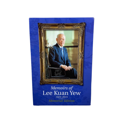 Memoirs of Lee Kuan Yew 1923 - 2015 memorial edition set of 2 books.