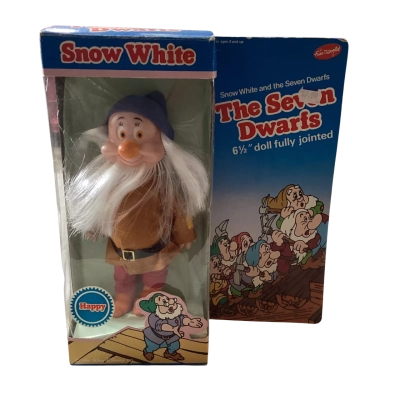 Vintage Happy Snow White and the Seven Dwarfs Doll