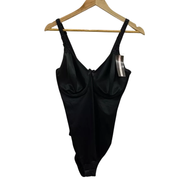 Simone Perele Womens  Size 14F Andora Body Control Bodysuit Black