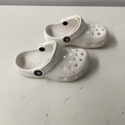 CROCS white kids 8