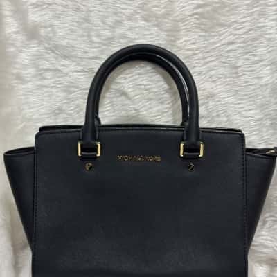 Michael Kors Womens Black  / Gold bag