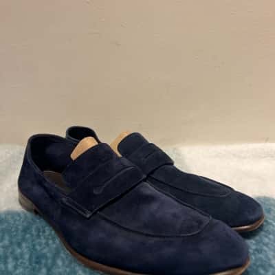 Ermenegildo Zegna Men's Espadrilles Navy Blue Size US 10