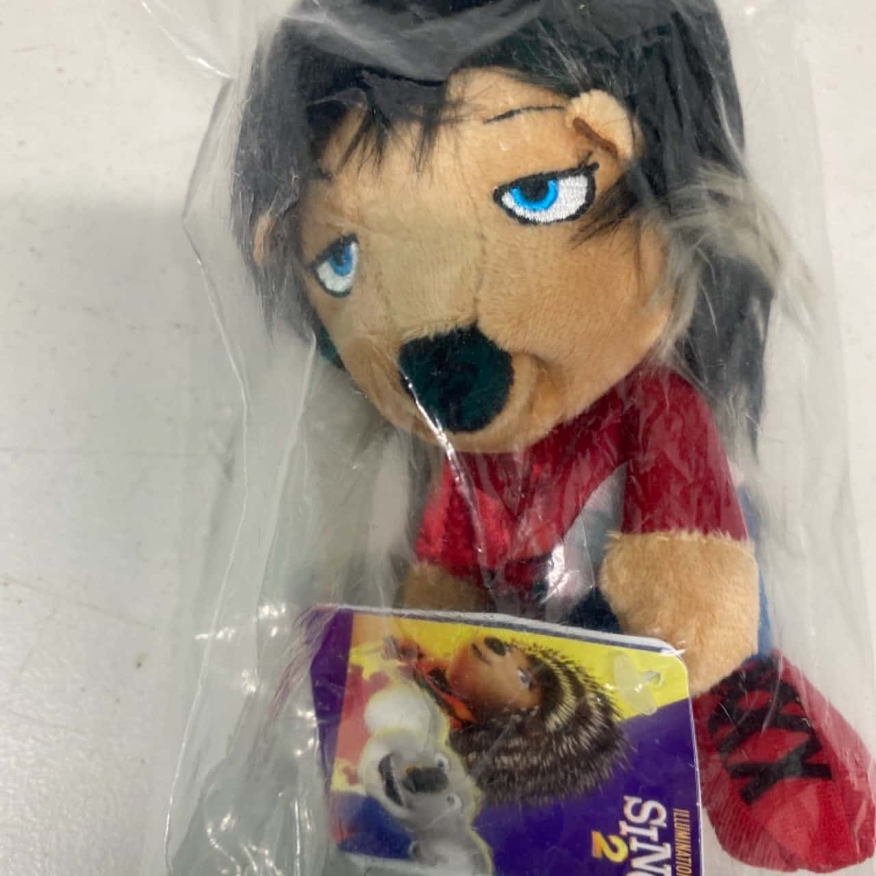 Sing 2 plush toy black hair at front BNWOT