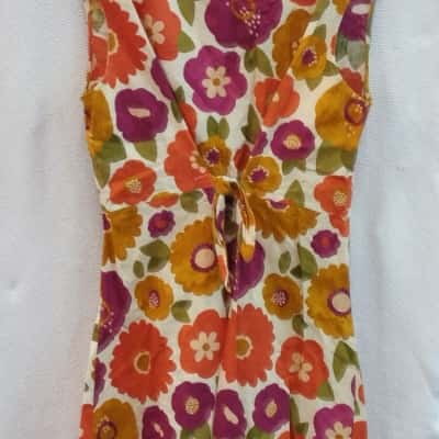 Princess Highway Womens  Size 16 Casual Dress Floral /Orange / Purple /Yellow 