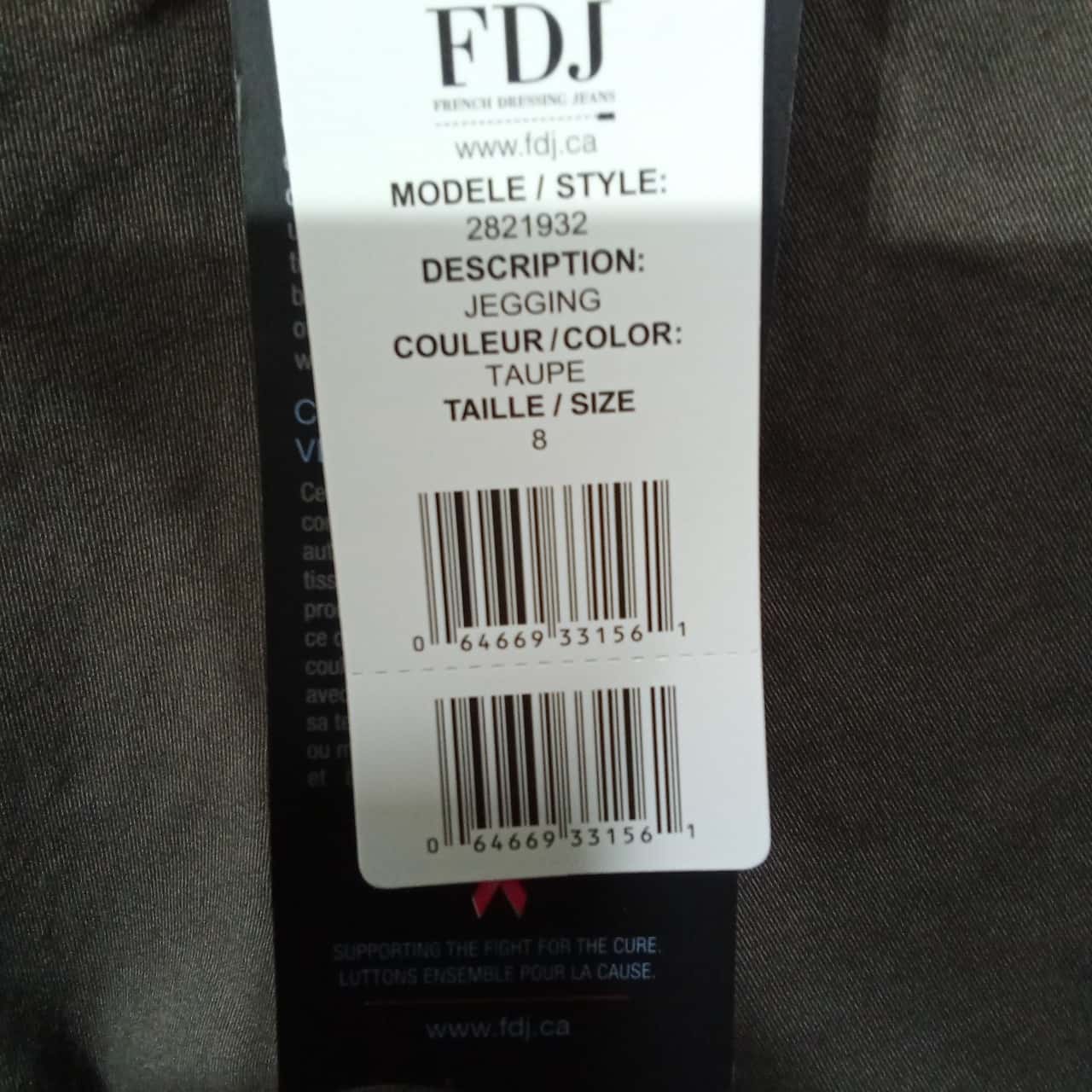 PANTS PANTS PANTS FDJ Ladies Taupe 