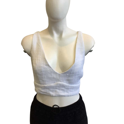 BNWT Showpo Women's Size 20 Cropped Top White 