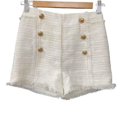 Bardot Junior Kids  Size 10 Shorts Off White 