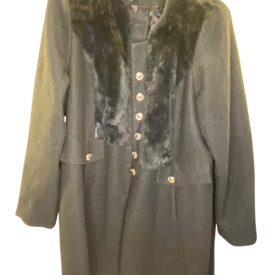 City Chic Womens Coat Size XL Black  