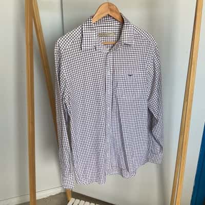 R.M.Williams Mens  Size L Long Sleeve Shirt - Red 