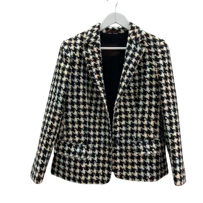 Mike & Co Tailor Women's Size 8 Hounds-tooth Blazer