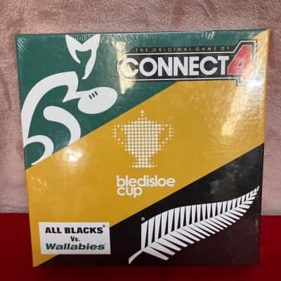 Hasbro Connect 4 Bledisloe Cup Edition All Blacks vs Wallabies Rugby Board Game New Sealed