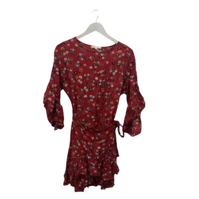 Maje Womens  Size 1 Casual Dress Floral / Red 