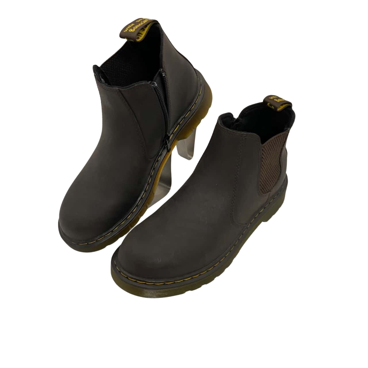 Dr. Martens AirWair Size 37 Brown Elastic/Zip Boots(s)