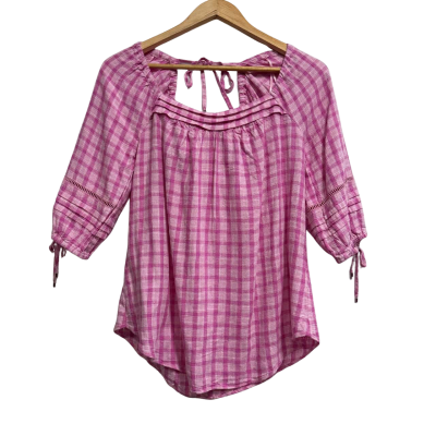 Just Jeans Womens Top Size 8 Pink  BNWT