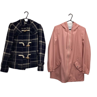SPRING CLEAN JUMPER SALE pair of size 10 hooded jumper/jackets