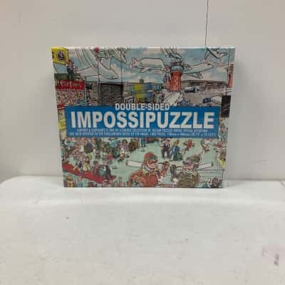 Double-Sided Impossipuzzle (Airport/Elephants)