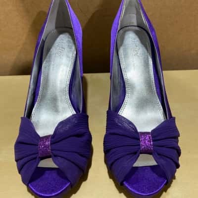 Airflex Womens  Size 9.5 Heels Purple 