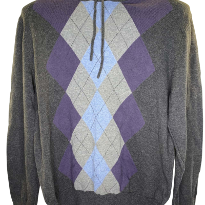 Witchery Mens Hoodie Size M Blue / Grey / Purple 