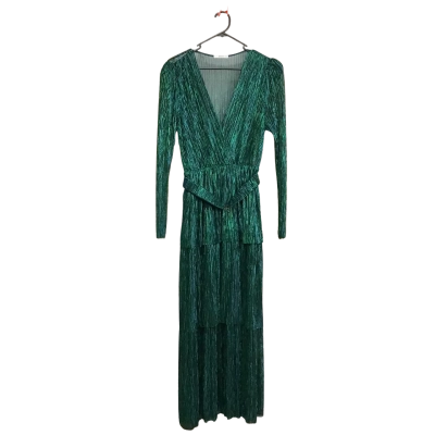 Sheike Womens  Size 12 Metallic Green Formal Dress 