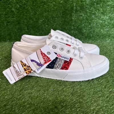 Superga Fantasia White Sneakers Size 7 US