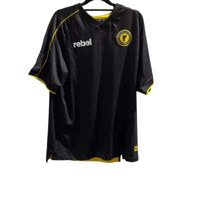  Mens  Size XL T-Shirt Black  / Yellow Rebel Sport