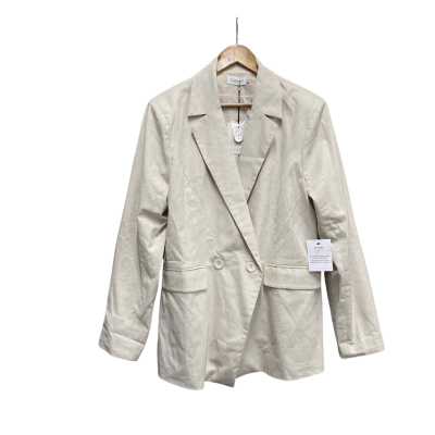 Tussah Womens  Size 18 Linen Blend Blazer Beige 