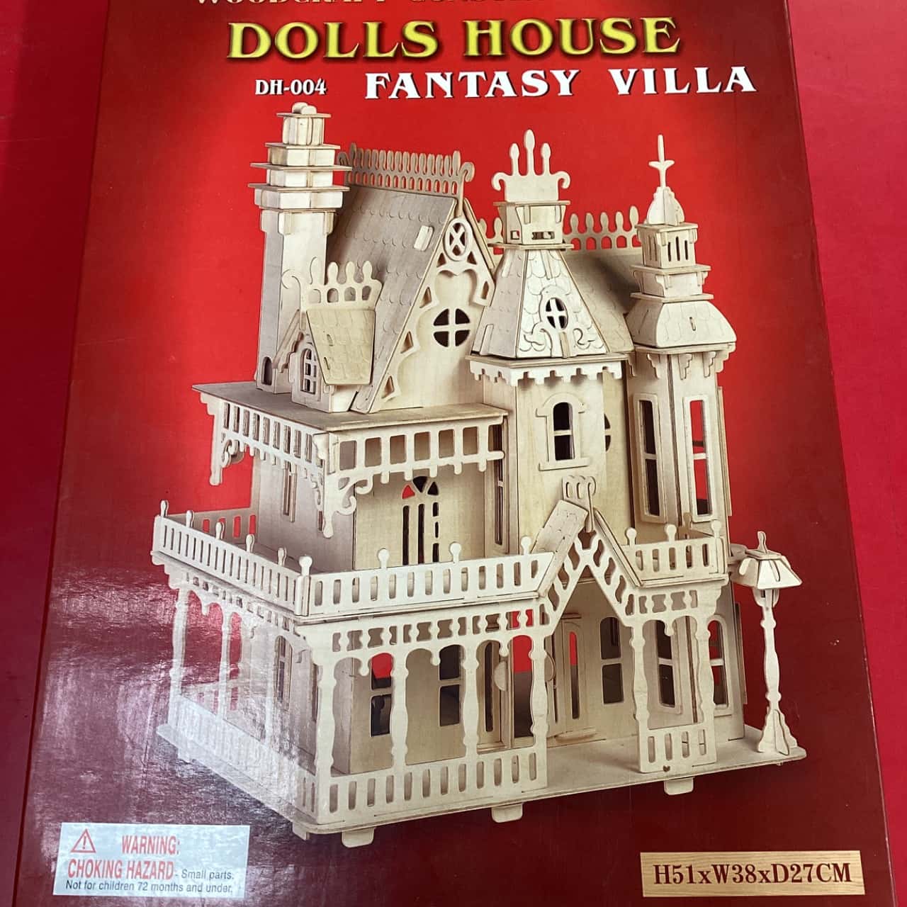 Woodcraft Construction Kit Dolls House Fantasy Villa(s) - New Without ...