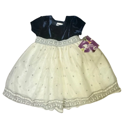  Kids  Size 0 Dress Blue / Silver / White 