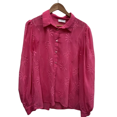 Seven Wonders Womens  Size 16 Pink shirt 