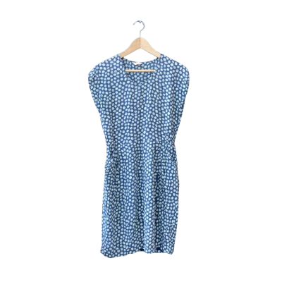 Gorman Size 10 Casual Dress Grey/Multicoloured/Navy Blue/Pattern 