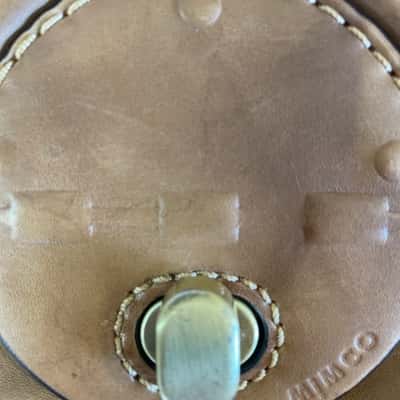 Mimco Womens Shoulder Bag Beige / Gold 