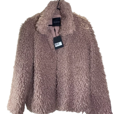 Decjuba Womens  Size L Harley Faux Fur Jacket 