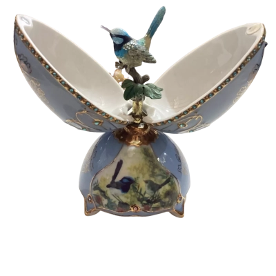 Glittering Fairy Wrens Music Box