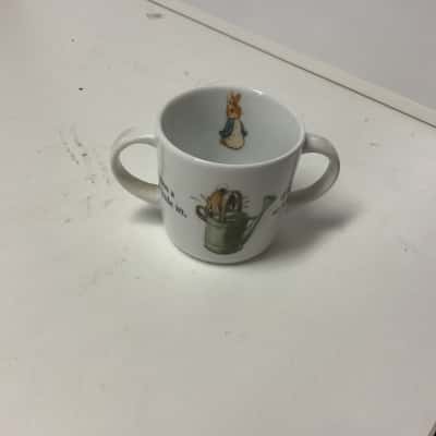 Wedgewood peter rabbit two handle cup