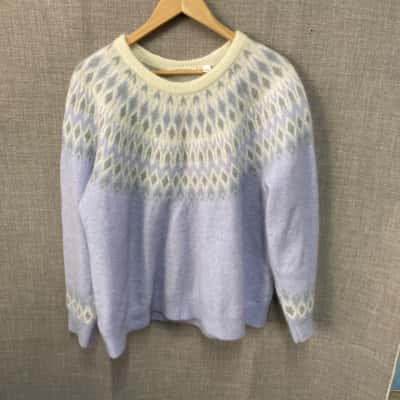 Country Road Womens  Size XXL Blue Mohair Blend Jumper 