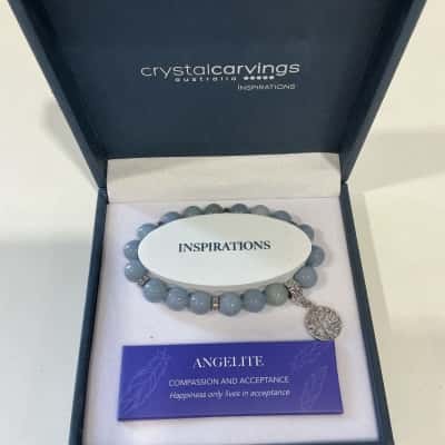 Angelite Tree of Life Bracelet