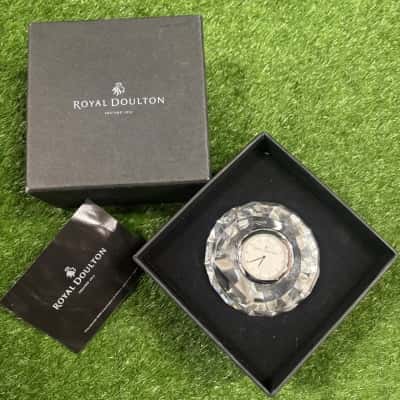 Royal Doulton Radiance Round Mantle Clock (New in Box)