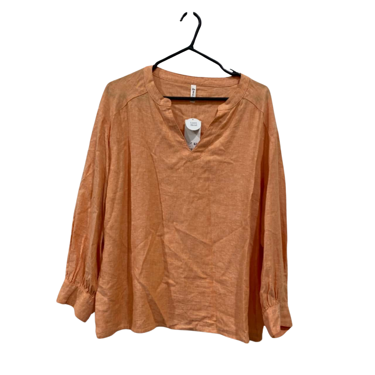 Other Womens Shirt Size 16 Long Sleeve Orange (s)