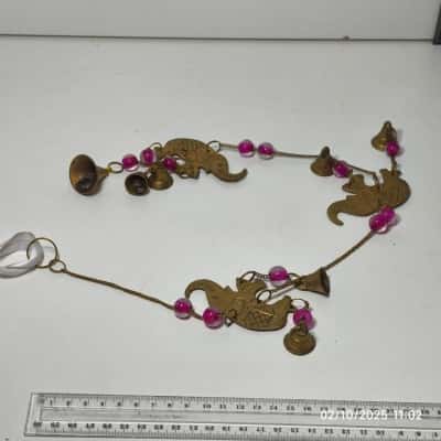 Elephant Brass Mobile Wind Chime PreOwned 
