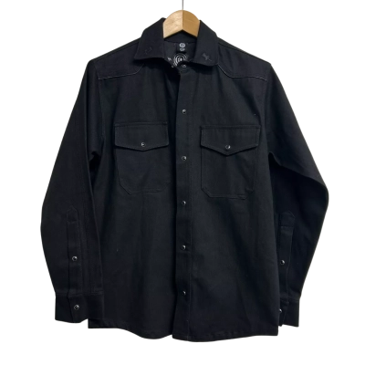 Pinterest Limited Edition Mens Size XS/S Black Denim Jacket   