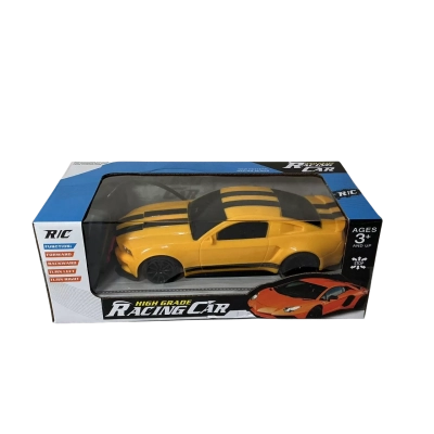 Yellow High Grade Racing Remote Controlled Ford Mustang Car (boxed)