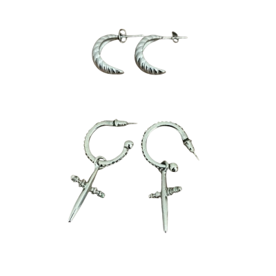 Unbranded Women's Earrings 2 Pairs Costume Jewellery 