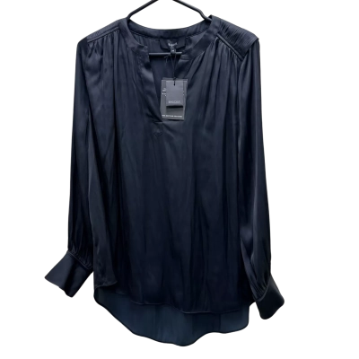 Basque Black Long Sleeve Top Size 14 *New*