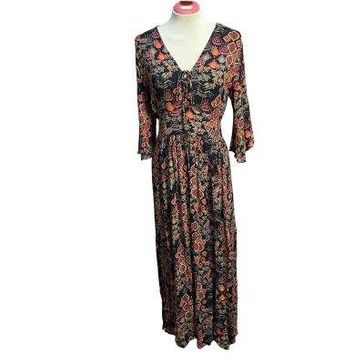 Tree of Life Womens  Size S Casual Dress Multicoloured / Navy Blue 