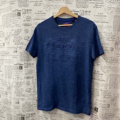 Superdry Unisex  Size M Navy Blue vintage 