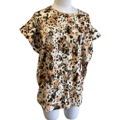 “Witchery”-  Womens short sleeve top- Size M Pattern 